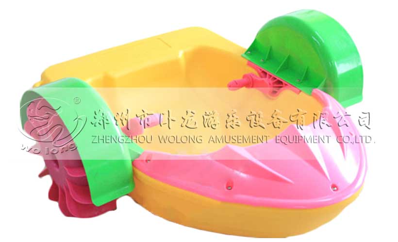 手摇船水上休闲游乐设备儿童公园广场河流湖泊小型漂浮物手摇船