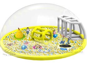 水晶宫海洋球池一款可以移动的海洋球嘉年华乐园